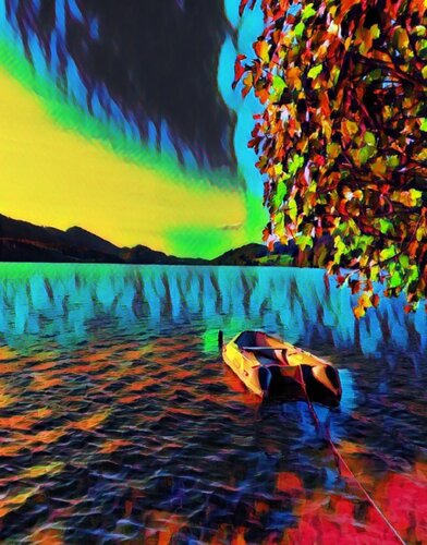 Das Boot in die Freiheit by Margareta ULIARTE, Print for Sale on Singulart