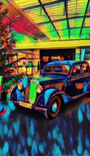 Mercedes 1949. Ein Meisterwerk der Technologie. von Margareta ULIARTE, Druck kaufen auf Singulart