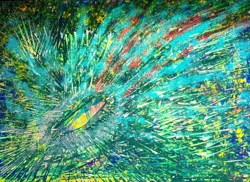 Comet Interstellar 3I/Atlas de Margareta ULIARTE, Pintura a la venta en Singulart