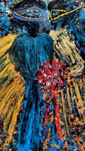 Maskenball in Venedig di Margareta ULIARTE, Stampa in vendita su Singulart