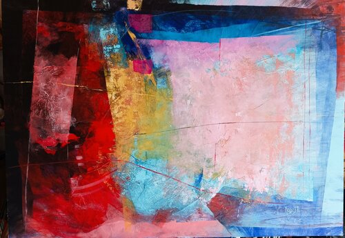 Fluire dei colori van Luigi Modesti, Schilderij te koop op Singulart