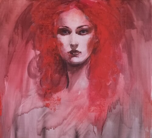 Capelli rossi di Luigi Modesti, Pittura in vendita su Singulart