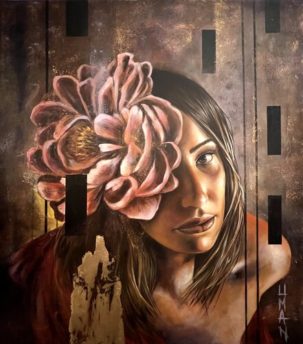 The Flower di UMAN Manuela Merlo, Pittura in vendita su Singulart