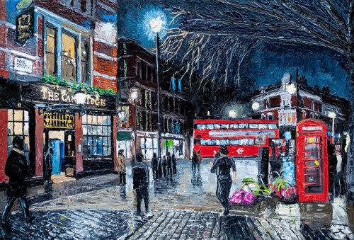 London, Soho 1am by Peter Porteous-Butler, 油畫 for Sale on Singulart