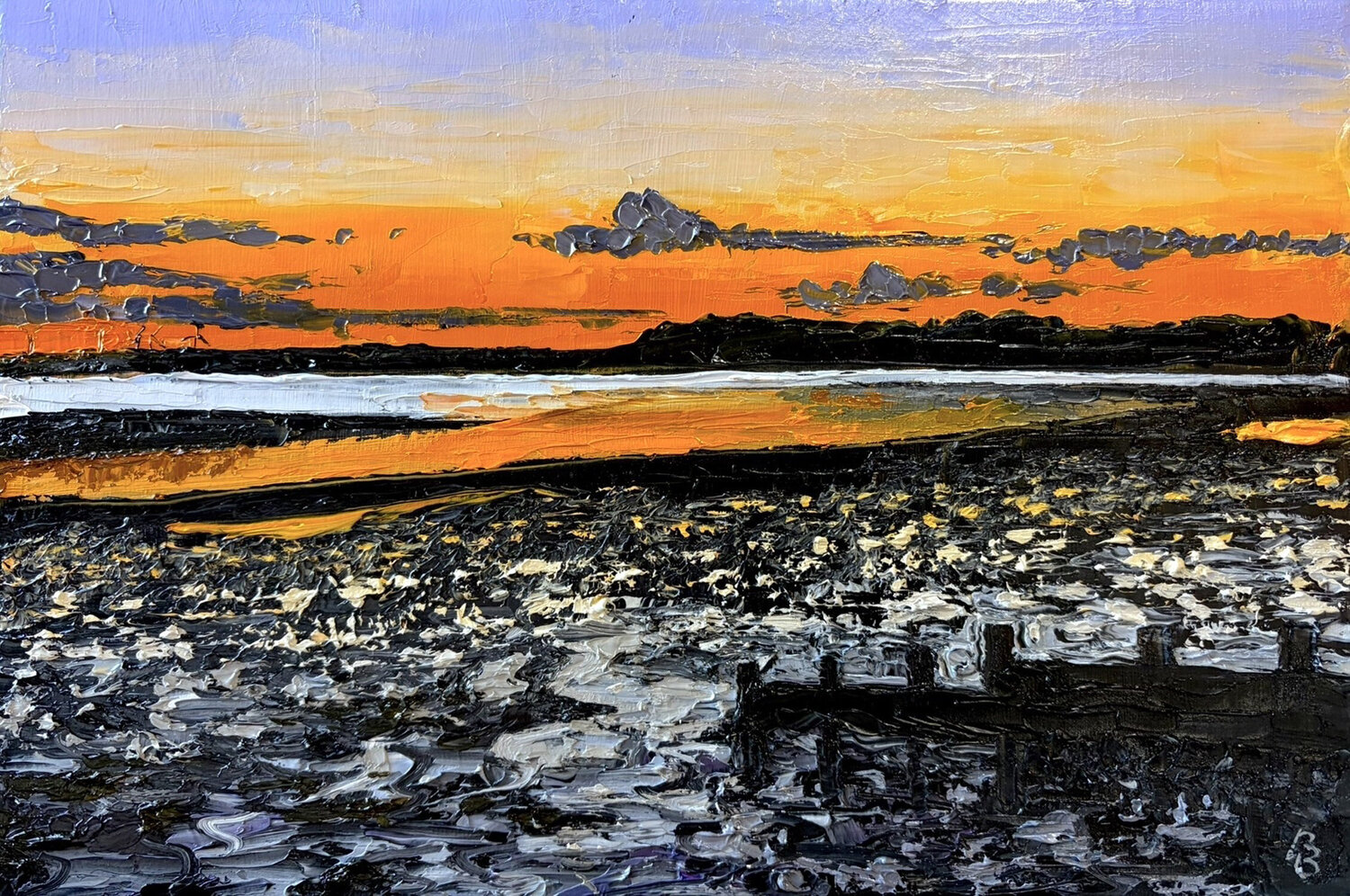 Brightlingsea Beach Sunset - 1 Peter Porteous-Butler