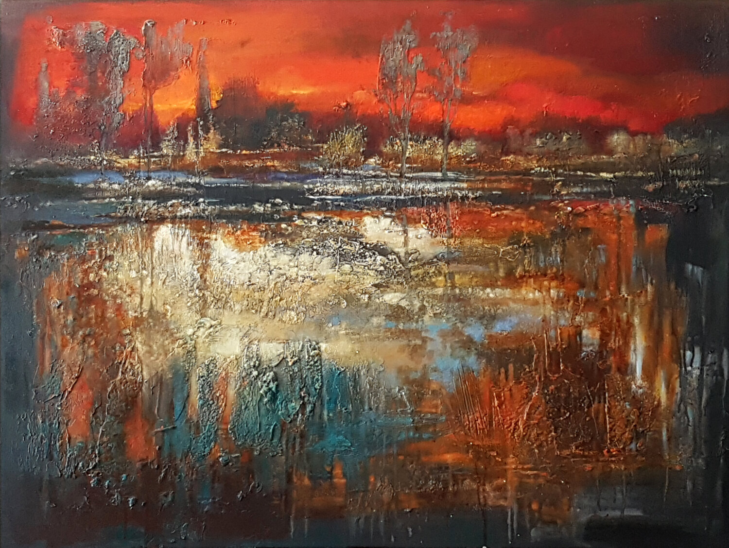 A Sunset in the Trees Oleg Danilyants