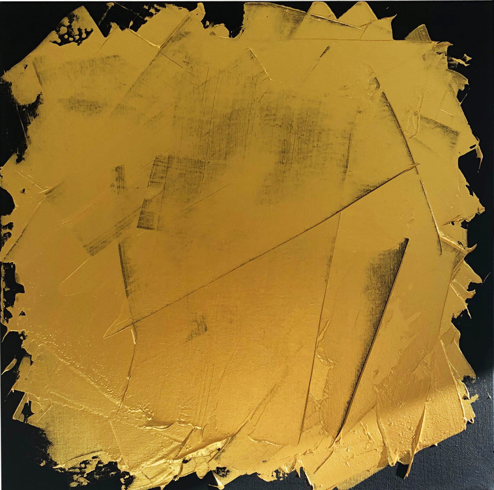 Abstract reincarnation #23 'Gold rush'