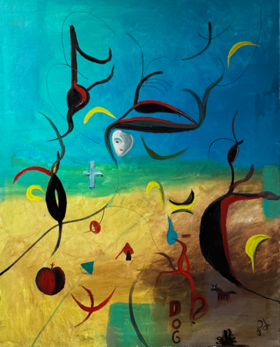 Childs Play #3 di J Irish, Pittura in vendita su Singulart