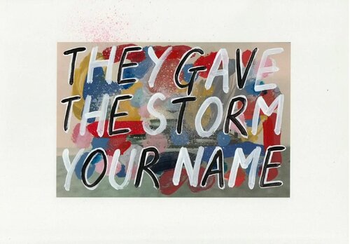 They Gave The Storm Your Name by Adam Bridgland, Work on Paper for Sale on Singulart