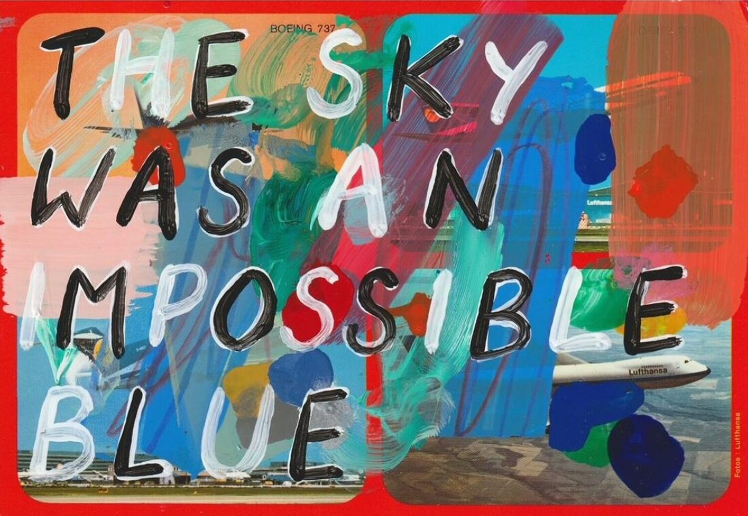 The Sky Was An Impossible Blue Adam Bridgland Werk auf Papier zu verkaufen