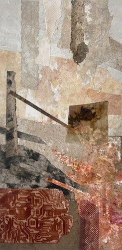 Terminal 04 (Lost Structure in Pale Orange) by Michael Mathews, 기타 매체 for Sale on Singulart