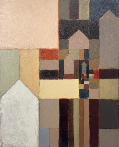 Sanctuary (20th Century Refuge) di Michael Mathews, Pittura in vendita su Singulart