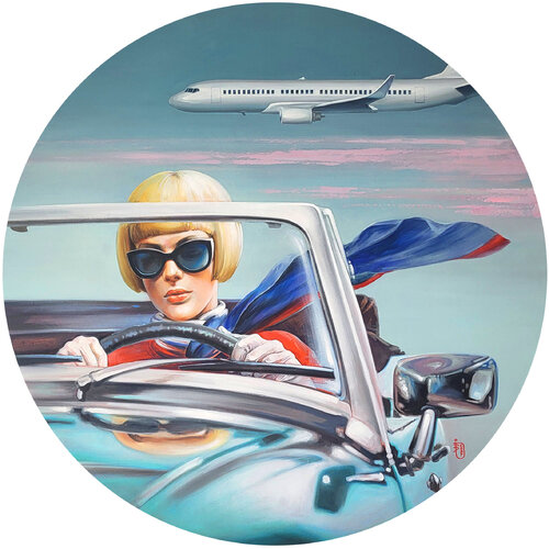 " Flug" par Irina Bugoslavska, Peinture en vente sur Singulart