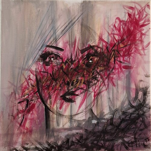 Angry di Rim Elias, Pittura in vendita su Singulart