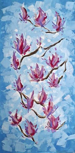 Magnolia von Rim Elias, Malerei kaufen auf Singulart