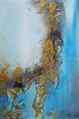 Seascape - Abstract von Rim Elias, Malerei kaufen auf Singulart
