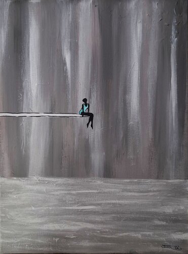 Lady D par Rim Elias, Peinture en vente sur Singulart