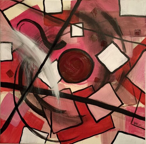 Power of Red by Rim Elias, Painting for Sale on Singulart