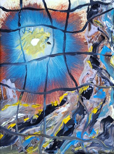 The Prisoner of Himself by Rim Elias, Painting for Sale on Singulart