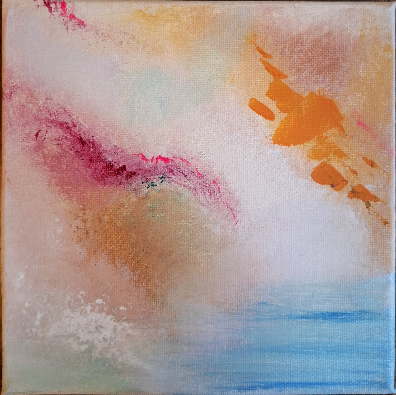 Seascape with Sunset Rim Elias