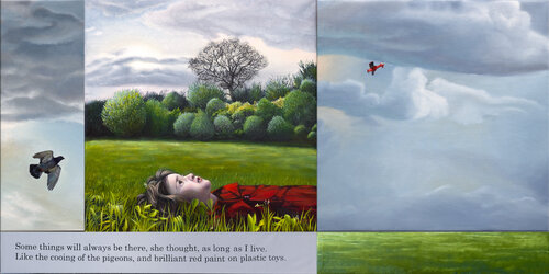 The Cooing of the Pigeons by Gerda Van Damme, Painting for Sale on Singulart