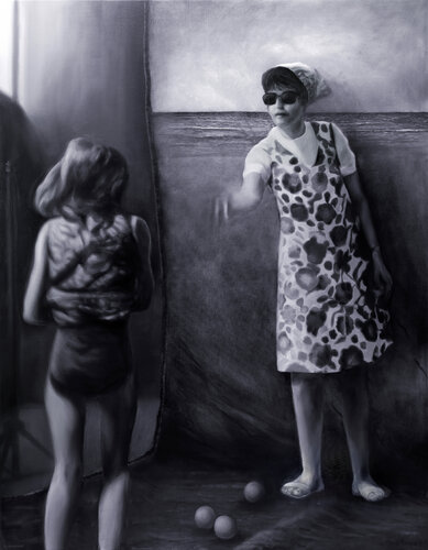 Woman and Child von Gerda Van Damme, Malerei kaufen auf Singulart