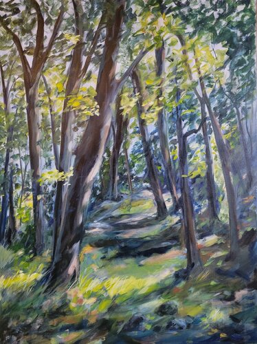 Allée cavalière de Claudine Pochat, Pintura a la venta en Singulart