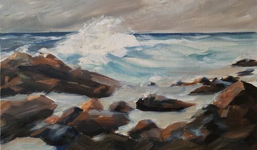 Tempête di Claudine Pochat, Pittura in vendita su Singulart