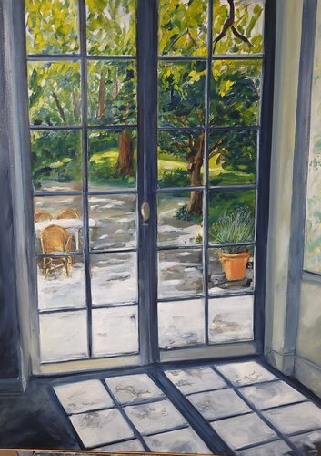 Jardin de Claudine Pochat, Pintura a la venta en Singulart