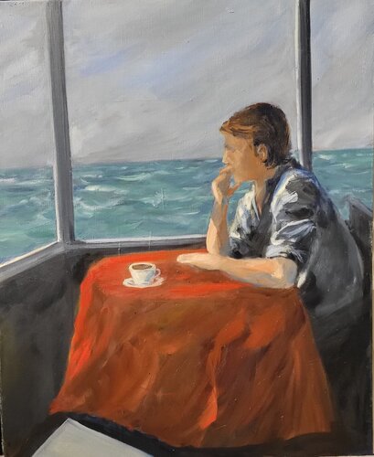 Voyage immobile de Claudine Pochat, Pintura a la venta en Singulart