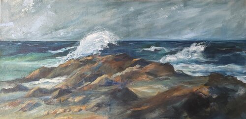 Vagues de Claudine Pochat, Pintura a la venta en Singulart