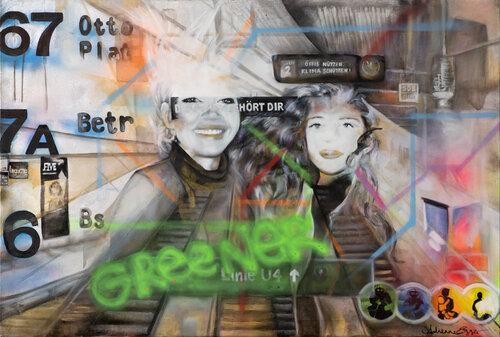 Die Stadt gehört Dir (The City Is Yours) van Adrienne Egger, Schilderij te koop op Singulart