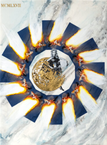 Moon Rocket Barbie van Adrienne Egger, Schilderij te koop op Singulart