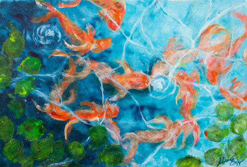 Whimsy N°2 (As Near As I Am Far/Body-Printing) von Adrienne Egger, Malerei kaufen auf Singulart