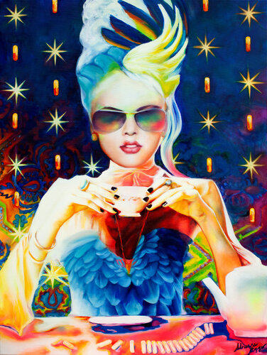 High Tea N°2 von Adrienne Egger, Malerei kaufen auf Singulart