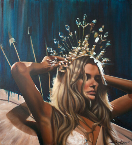 Queen of Her Universe de Adrienne Egger, Pintura a la venta en Singulart