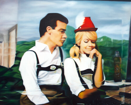 Sing, Yodler-Bua! de Adrienne Egger, Pintura a la venta en Singulart