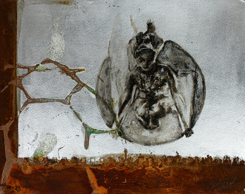 Musings & Meditations 001 - The Tortoise & the Hare de Adrienne Egger, Dibujo a la venta en Singulart