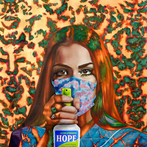 Choose Hope - Kill Your Fear N°1 (Limited Edition Print) de Adrienne Egger, Otros medios a la venta en Singulart