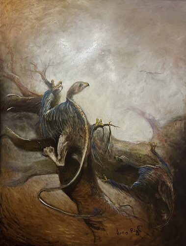 Griffon van Arno BIGOT, Schilderij te koop op Singulart