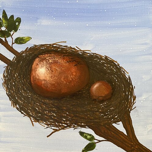 Nid de galets / 1 di FRANCOIS D'ARDAILHON, Pittura in vendita su Singulart