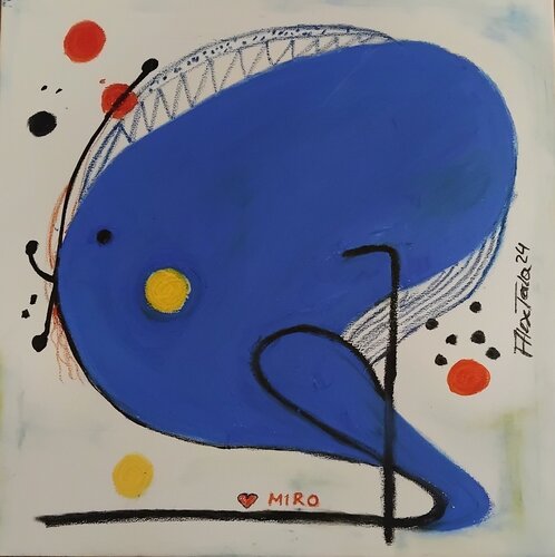 ジョアン・ミロにインスパイアされた