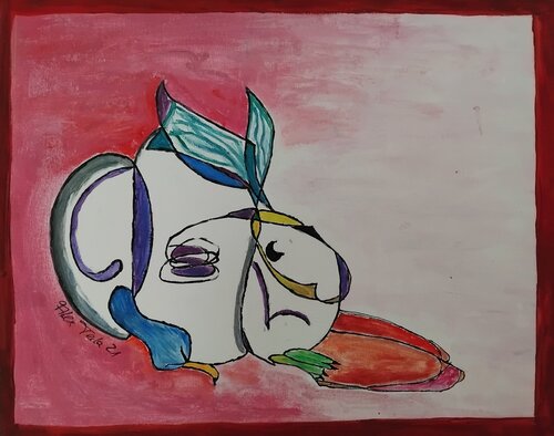 Berühmter Hase by Alex Terla, Painting for Sale on Singulart