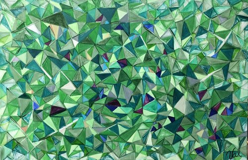 Crystals di Valentina Câmpean, Pittura in vendita su Singulart