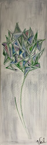Flower of winter di Valentina Câmpean, Pittura in vendita su Singulart