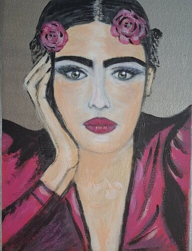 Pink Lilly Surge de Ursula Haider-Seggl, Pintura a la venta en Singulart