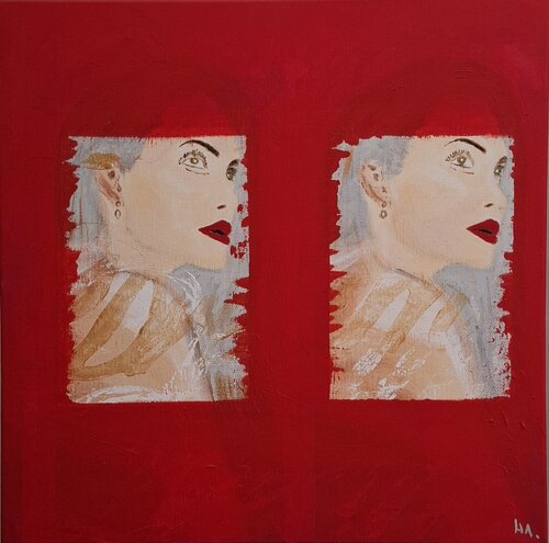 Wellcome back angelina von Ursula Haider-Seggl, Malerei kaufen auf Singulart