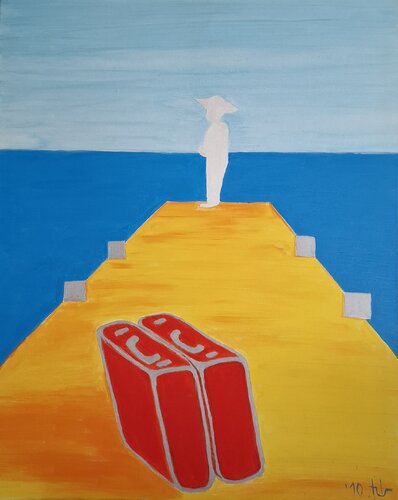 Free floating spirit de Ursula Haider-Seggl, Pintura a la venta en Singulart