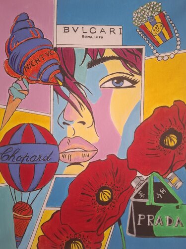 Glamour in color van Ursula Haider-Seggl, Schilderij te koop op Singulart