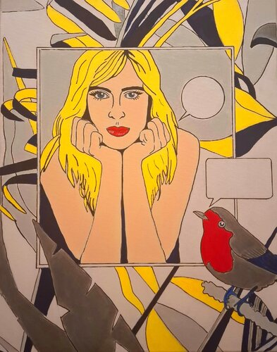 Modern Silence Found de Ursula Haider-Seggl, Pintura a la venta en Singulart
